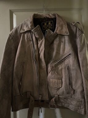 VINTAGE Unik Taupe Suede Bomber Jacket for Men